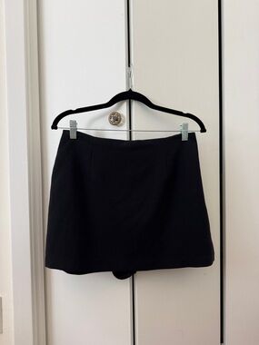 Abercrombie Black Linen Skort